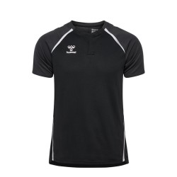 hmlLEAD 2.0 POLO BLACK/ASPHALT