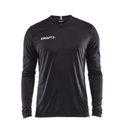 Squad Jersey Solid LS Black