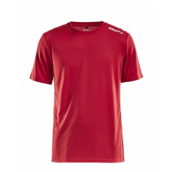 Rush SS Tee Bright Red