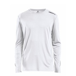 Rush LS Tee White