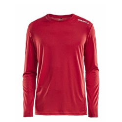 Rush LS Tee Bright Red