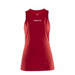 Rush Slim Singlet Bright Red